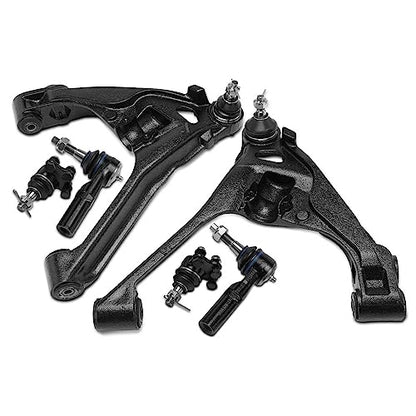 A-Premium 6Pcs Front Suspension Kit, Lower Control Arm, Outer Tie Rod End