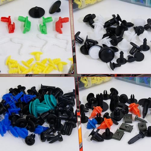 2041 Pcs Bumper Clips Car Retainer Clips & Auto Fasteners Assortment Plastic Push Rivets Fender Clips - 42 Most Popular Sizes Door Trim Panel Clip Set for Toyota GM Ford Honda Chevy - size: 2041 Pcs