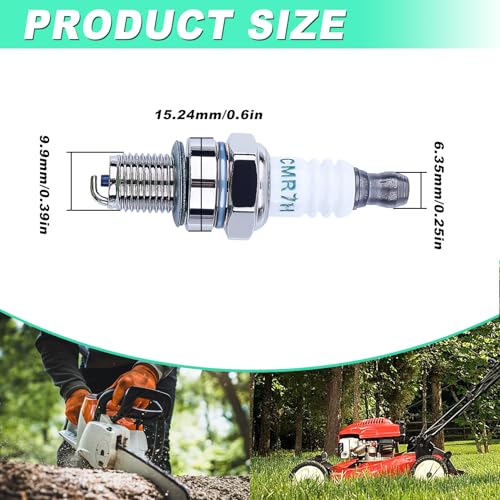10 Pack CMR7H Spark Plugs, Spark Plug for Shindaiwa 3699-91867 Red Max 369991867, 506615101, 544260901, Sparkplug for Husqvarna 581362301 Stihl Redmax Blowers Brushcutters Trimmers Chain Saws - color: 10 Pack CMR7H Spark Plug