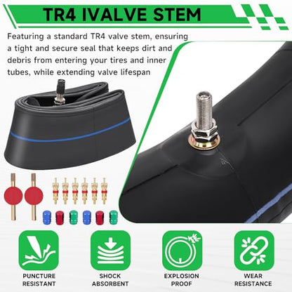2.25/2.50-17" Heavy Duty Dirt Bike Inner Tube TR4 Staight Valve Stem Tyre Tubes for Honda Kawasaki Yamaha Suzuki Pit Dirt Bike 110cc 125cc 140cc Tire Tube Dirt Bikes Moped Inner Tire - size: 2.25/2.50-17" 2pcs