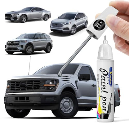 JS Iconic Silver Touch Up Paint Compatible with Ford - color: Iconic Silver (JS)