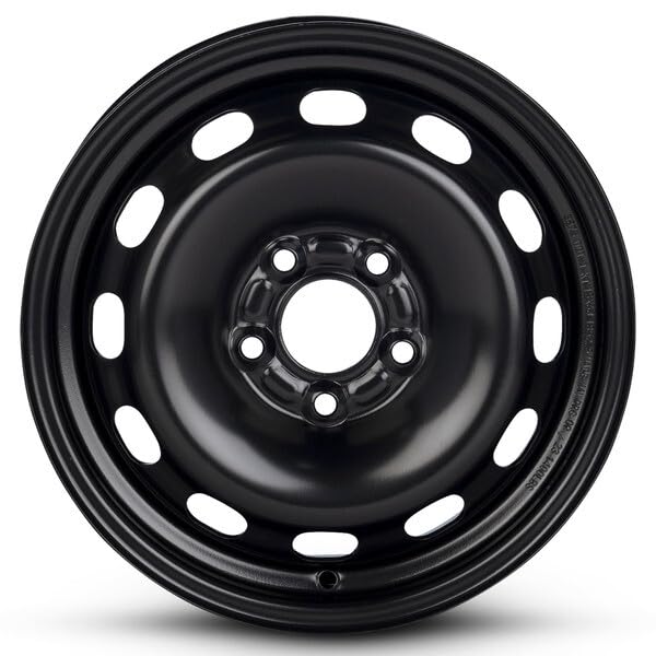 15x6 in Steel Wheel Rim 5 Lug 108mm 52.5mm Offset 63.4mm CB| Powder-Coated Black finish Fits 2010-2013 Ford Transit Connect | New OEM Replacement | 2T1Z1007A - size: 15x6 inch - Transit Connect