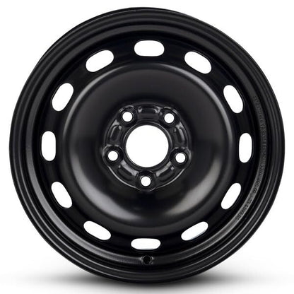 15x6 in Steel Wheel Rim 5 Lug 108mm 52.5mm Offset 63.4mm CB| Powder-Coated Black finish Fits 2010-2013 Ford Transit Connect | New OEM Replacement | 2T1Z1007A - size: 15x6 inch - Transit Connect