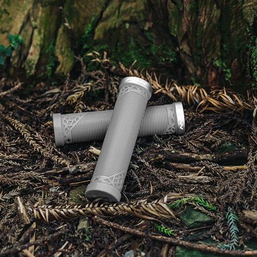 Funn Hilt MTB Bike Grips with Single Lock On Clamp - color: Gray