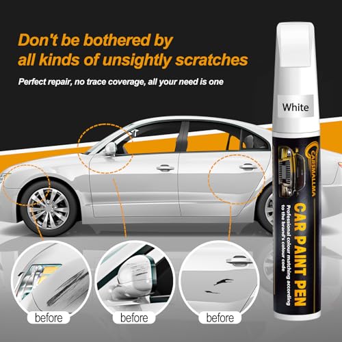 EBB Monarch Orange Metallic Car Touch Up Paint for Nissan, Color Accurate Car Paint Scratch Repair Pen Kit Quick & Easy Fix Vehicle Chips and Automotive Nicks Scuff - color: EBB Monarch Orange Metallic for Kicks/Rogue/Rogue-Sport/Sentra/Titan/Titan-XD/Ver