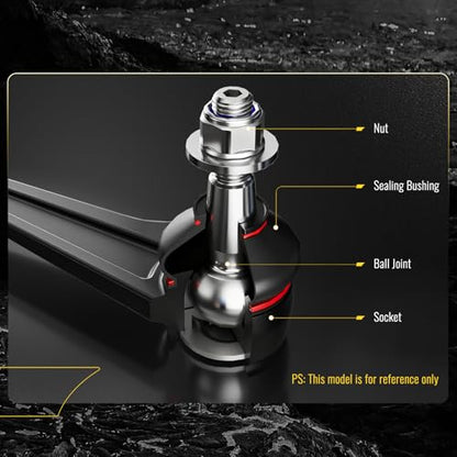 TUCAREST 2Pcs K622224 K622225 (For RWD) Front Lower Forward Control Arm and Ball Joint Assembly Compatible With 2011-2019 Ch-rysler 300 /Do-dge Challenger Charger (w/3.6L And 5.7L) Suspension