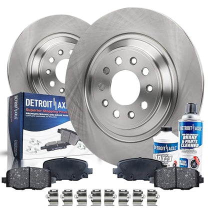 Detroit Axle - Rear Brake Kit for 2014-2023 Jeep Cherokee - size: 6PR42468/kit