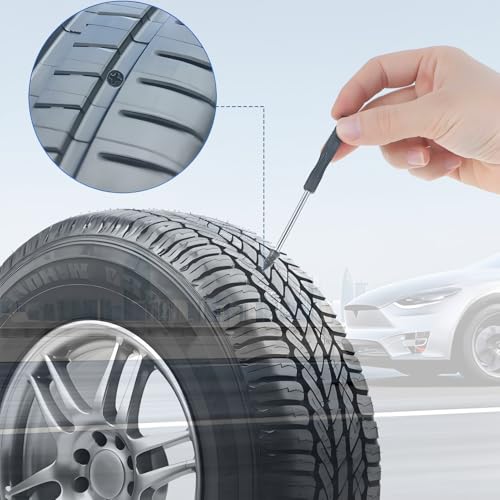 PINKJOY 30 Pcs Tire Repair Nails Self-Tapping Screw Rubber Screw Tool Self-Service Tire Repair NAI for Car Motorcycle Truck - size: 30PCS