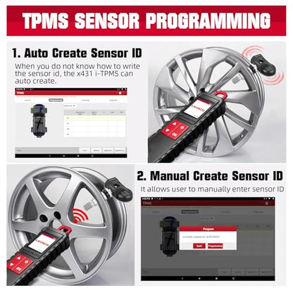 LAUNCH X431 i-TPMS Handheld Tire Pressure Detector Tool,Upgrade of TS Gun