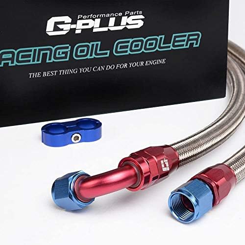 G-PLUS Engine Transmisson Oil Cooler Kit + Oil Cooler Sandwich Plate Replacement 25 Row Aluminum Fit for BILLET LS1 LS2 LS3 LSX VE HSV - color: Silver, size: LS1 LS2 LS3