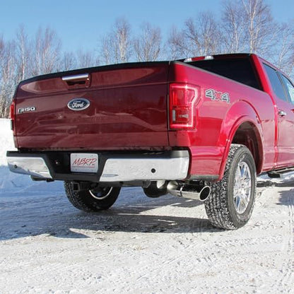 MBRP S5259AL 4" Cat Back, Single Exhaust System (Aluminized Steel) - color: Aluminized Steel