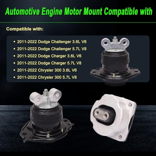 Engine Motor Mount for 11-22 Charger;Challenger;Chrysler 300 3.6 5.7 - size: 2011-2022 Chrysler 300 3.6L