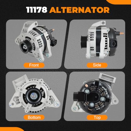 11178 Alternator for Buick Cadillac Lucerne DTS V8 2006–2011 - size: 11178