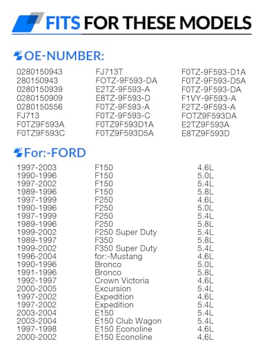 0280150943 Fuel Injectors Fit For:-Ford F150 1997-2003 4.6L