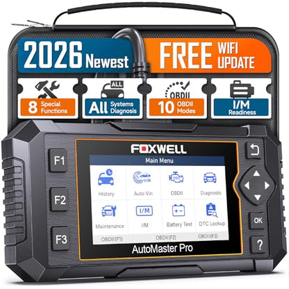 FOXWELL NT624 Elite OBD2 Scanner,All-System Scan Tool,8 Resets Code Reader