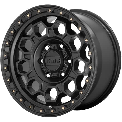 KMC TREK 17X8 6X1205.29 20mm SATIN BLACK - KM54578077720 - color: SATIN BLACK, size: 17X8, 6X120, 5.29, 20mm