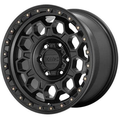 KMC TREK 17X8 6X1205.29 20mm SATIN BLACK - KM54578077720 - color: SATIN BLACK, size: 17X8, 6X120, 5.29, 20mm