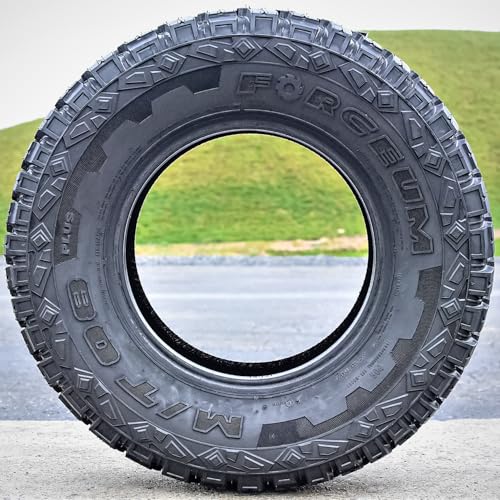 Set of 4 (FOUR) Forceum M/T 08 Plus Mud Off-Road Light Truck Radial Tires-LT235/70R16 235/70/16 235/70-16 104/101Q Load Range C LRC 6-Ply BSW Black Side Wall