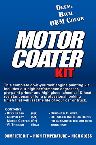 KBS Coatings 58003 Aluminum Motor Coater Engine Paint Kit - color: Aluminum