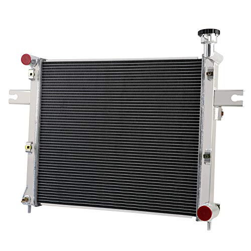 3 Row Aluminum Radiator Compatible with 2005-2010 Jeep Commander Grand Cherokee 3.7 4.7L 6.1L