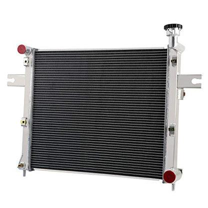 3 Row Aluminum Radiator Compatible with 2005-2010 Jeep Commander Grand Cherokee 3.7 4.7L 6.1L