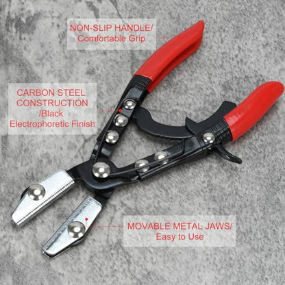 3pcs Ratcheting Hose Pinch Off Pliers Set, 8inch 10inch 12inch
