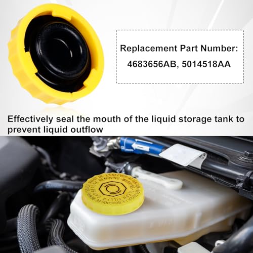Brake Fluid Cap Replacement OEM #4683656AB Brake Master Cylinder Cap