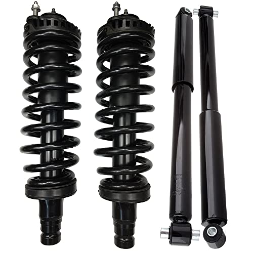 ECCPP 4PCS Front and Rear Struts Coil Spring for Buick Rainier 2004-2007 - size: Front and Rear Struts