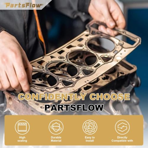 Partsflow Intake Manifold Gasket Set for Buick, Chevy, Olds,Pontiac - color: 19169127, 615200