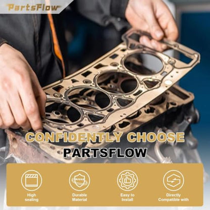 Partsflow Intake Manifold Gasket Set for Buick, Chevy, Olds,Pontiac - color: 19169127, 615200