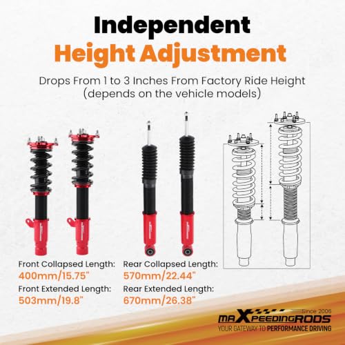 maXpeedingrods Coilover for Honda Accord CV1/CV2/CV3 2018-2022