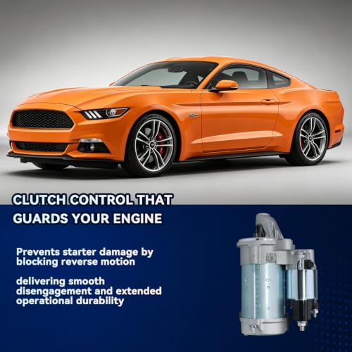 GR3T11000AA 34021 Starter Motor for 2016 2017 2018 2019 2020 2022 2023 Ford Mustang, V8 5.0L, 12V 1.4KW 12 Teeth CW - size: GR3Z11002A