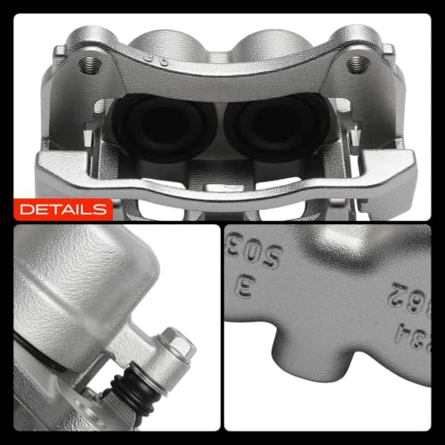 A-Premium Front Left and Right Side Disc Brake Caliper with Bracket - style: Front Driver and Passenger