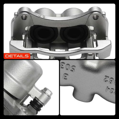 A-Premium Front Left and Right Side Disc Brake Caliper with Bracket - style: Front Driver and Passenger