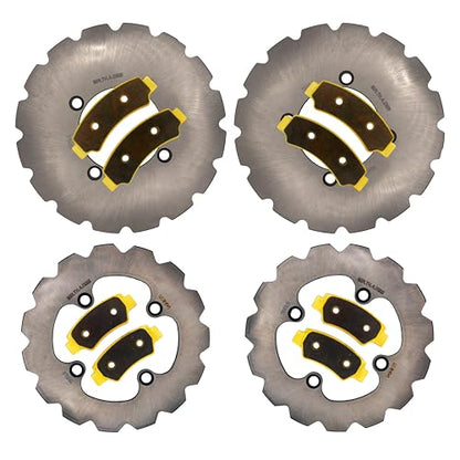 Traild Brass Brake Pad & Rotor Kit for CFMoto Uforce 6-Seater 2022-2026 - style: 6-Seater Brass Pad & Rotor Set