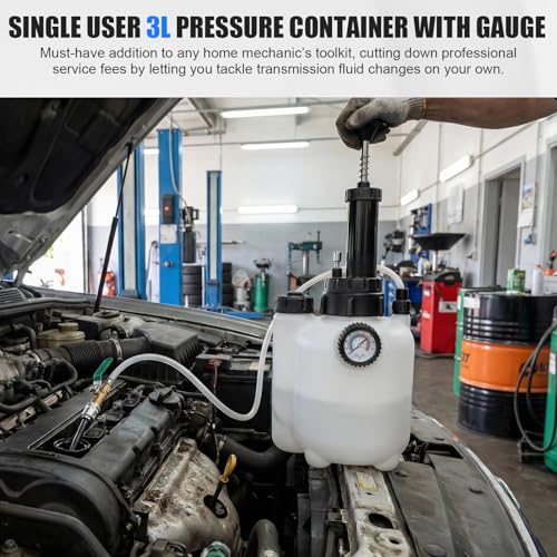 Transmission Fluid Pump Kit 3L Manual Refill 8pcs ATF Adapters