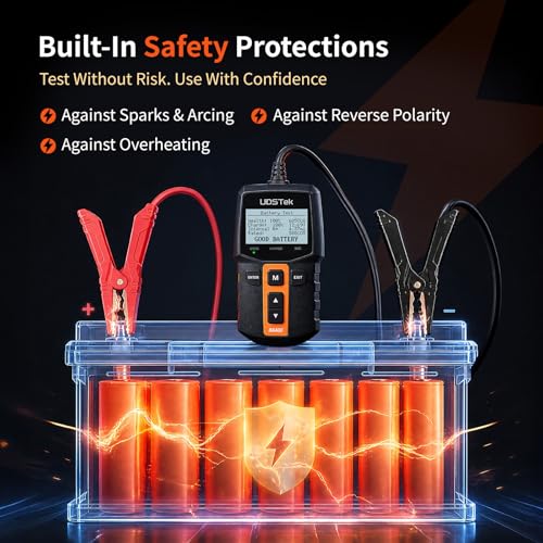Car Battery Tester 12V BA100, 100-2000 CCA Automotive Battery Load Tester