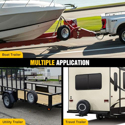 Nilight Spare Tire Carrier Mount Stake Pocket Boat 3-Nuts Trailer Bracket - color: 3-Nuts Trailer Bracket
