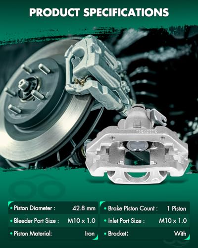SCITOO - Rear Disc Brake Calipers Assembly w/Bracket For Ford,For Lincoln - size: Rear[18B5213 & 18B5212]