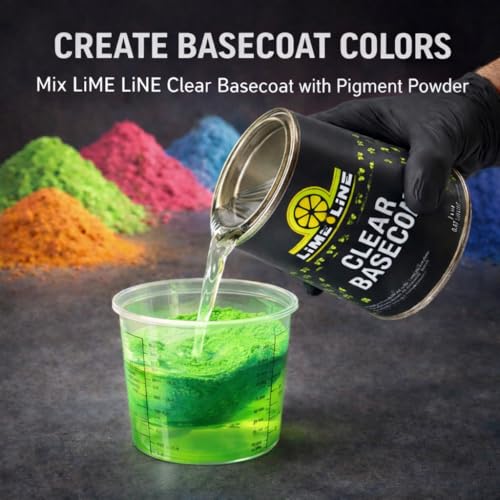 LiME LiNE Base Coat Maker Pigment Powder, Automotive Grade, Basecoat (Metallic Pink Pearl) - color: Metallic Pink Pearl