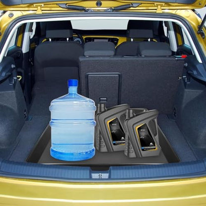 10 Pack Large Oil Change Drain Pan Under Car - 22” Auto Oil Drip Pan, Oil Drip Tray for Under Car Plastic Oil Tray,Mini Fridge Drip for Air Conditioners Machinery Catch Replacement