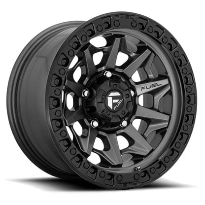 FUEL OFF-ROAD COVERT 15X8 5X5.5 3.75-19mm MATTE GUN METAL BLACK BEAD RING - D71615808537 - color: MATTE GUN METAL BLACK BEAD RING, size: 15X8, 5X5.5, 3.75, -19mm