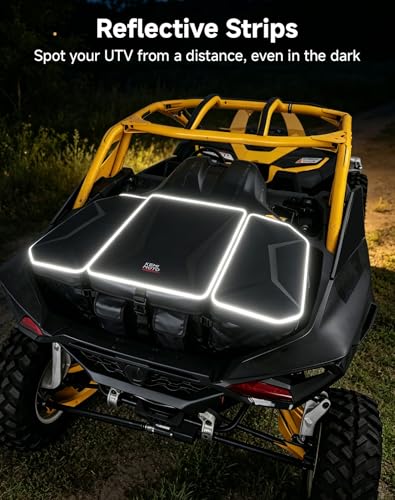KEMIMOTO UTV Storage Cargo Bags Compatible with Can-Am Maverick R 2024+
