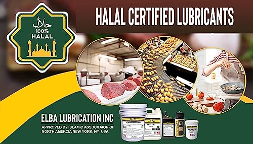 Food Grade | Gear Oil 220 | Industrial EP Gear Oil | Synthetic | NSF Registered AS H-1. Kosher and Halal Approved. Compare to: LUBRIPLATE | Petro-Canada | Made in USA (1 US QT)