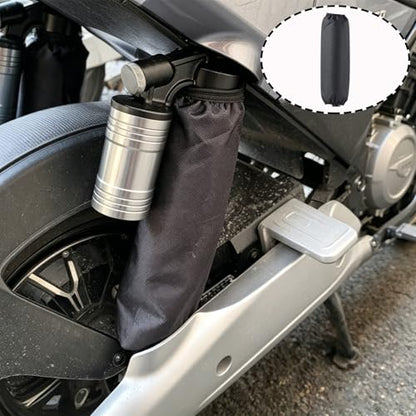 4 PCS Universal Shock Cover, Rear Shock Absorber Suspension Protector, ATV Shock Covers Suspension Protector Absorber Protection, Suitable for Motorcycles, ATVs, Four-Wheelers, and Scooters (350MM)