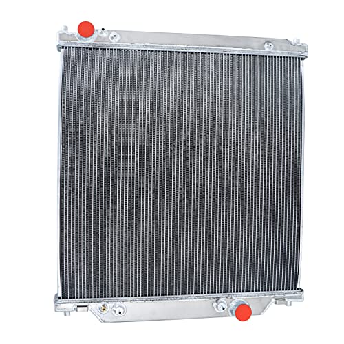 Aluminum Radiator for 2003-2007 Ford Excursion F250 F350 F450 Super Duty Pickup Truck 6.0L Powerstroke V8 Diesel, 3 Row Full Performance Aluminium Radiator - size: 3-Row Radiator w/CNC Cap