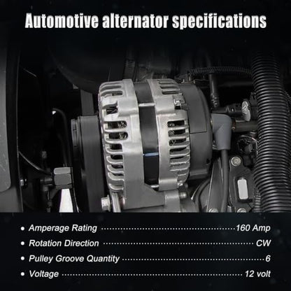 Alternator for 08-10 Town & Country/Grand Caravan 3.3/3.8L 11243 - size: 2008-2010 Grand Caravan 3.3L/3.8L