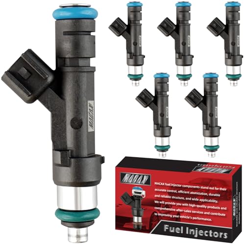 Set of 6 Fuel Injectors 0280158020 Replacement - size: 0280158020