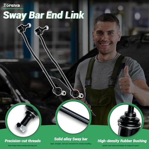 2PCS Front Stabilizer Sway Bar End Links Fit for Compatible With Subaru 2015 2016 2017 2018 2019 Legacy/Outback #OE K750906 K750907 - size: K750906 K750907