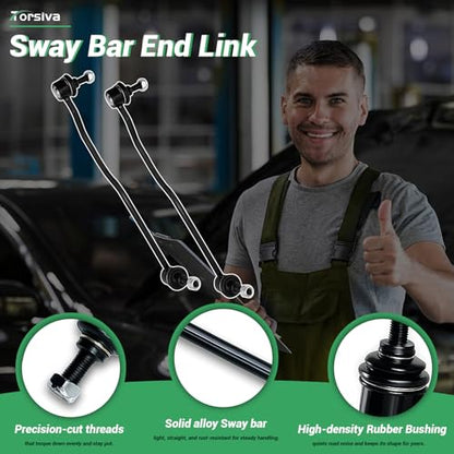 2PCS Front Stabilizer Sway Bar End Links Fit for Compatible With Subaru 2015 2016 2017 2018 2019 Legacy/Outback #OE K750906 K750907 - size: K750906 K750907